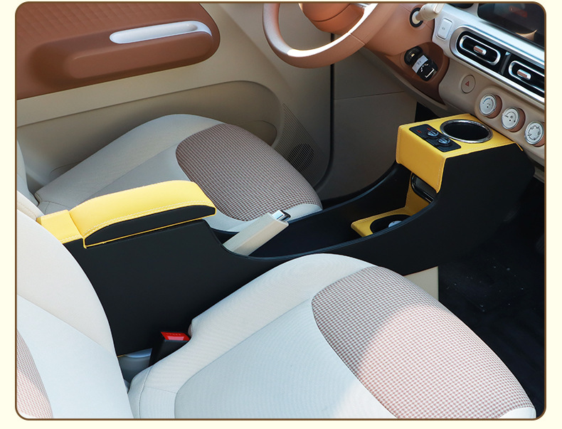 Suitable for Wuling Hongguang miniev Macaron third-generation armrest box mini car interior decoration armrest box