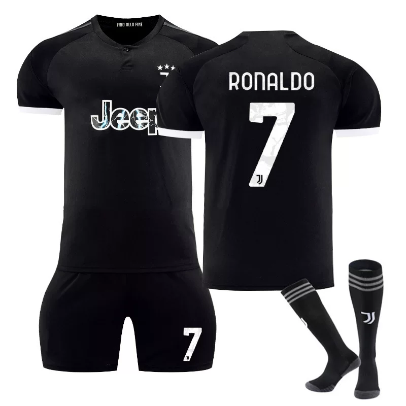 Оптовые поставки 2324 стилей футбольной формы Juventus второй игры No. 7 Яркиса No. 22 Ди Мария кросс-бордер опт