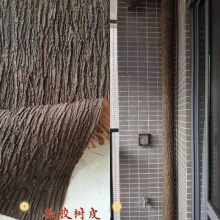 树皮仿真自粘管道装饰柳树皮贴纸自粘装饰包柱子假包柱子灯柱代发