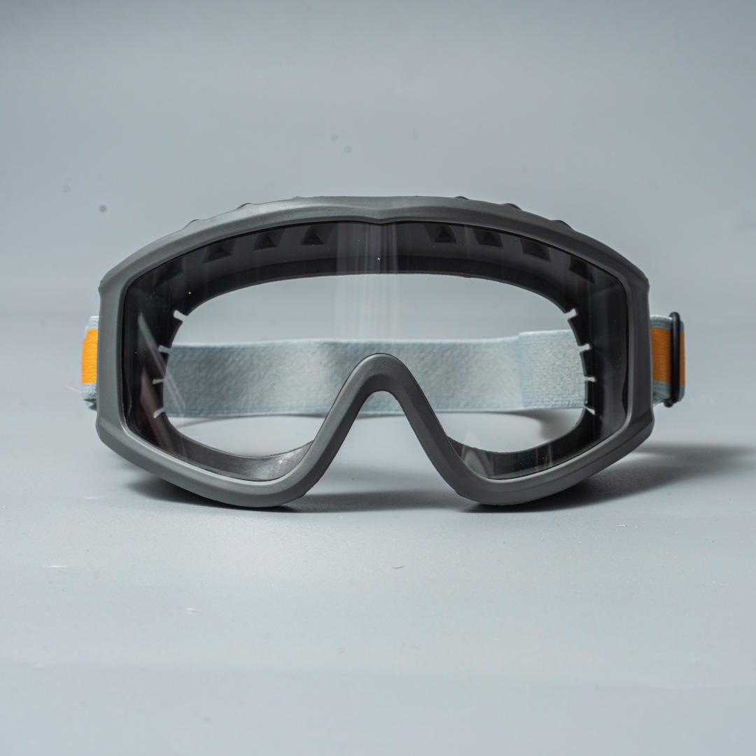 厂家批发切割劳保硅胶防尘眼镜风沙镜飞溅灰尘防护眼镜骑行护目镜