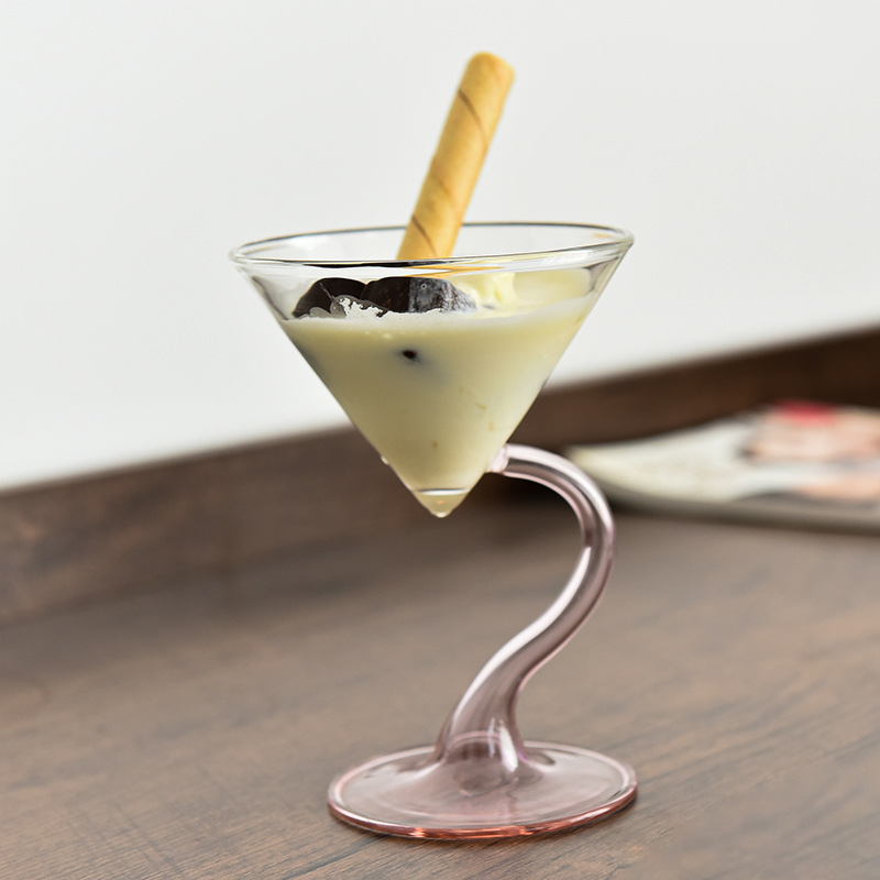 Tazón de helado minimalista estilo ins, taza para yogur, taza para ensalada, taza para postre, taza para batido, taza alta para helado