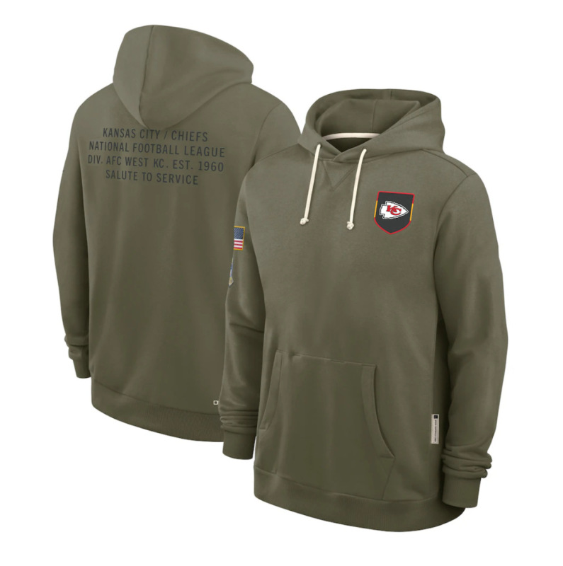 Supports customization of foreign trade NFL football army green loose-fitting tribute edition hooded sweatshirt for men's outdoor casual sports