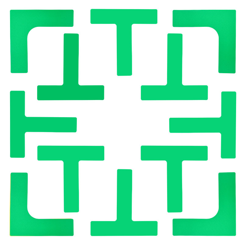 Peak Ball Sports Landmark Line Site Marker TL-type Court Marker Tennis Badminton Court Marker Field Line
