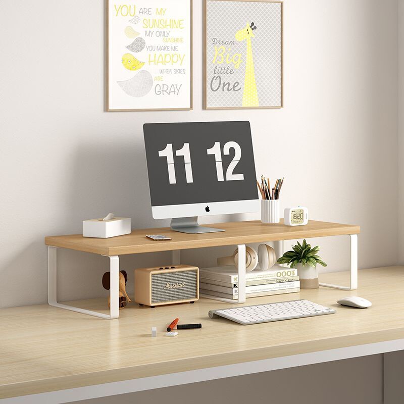 Desktop Riser for Computer, Monitor Riser, Storage Rack, Base, Office Stand, Multifunctional Desk