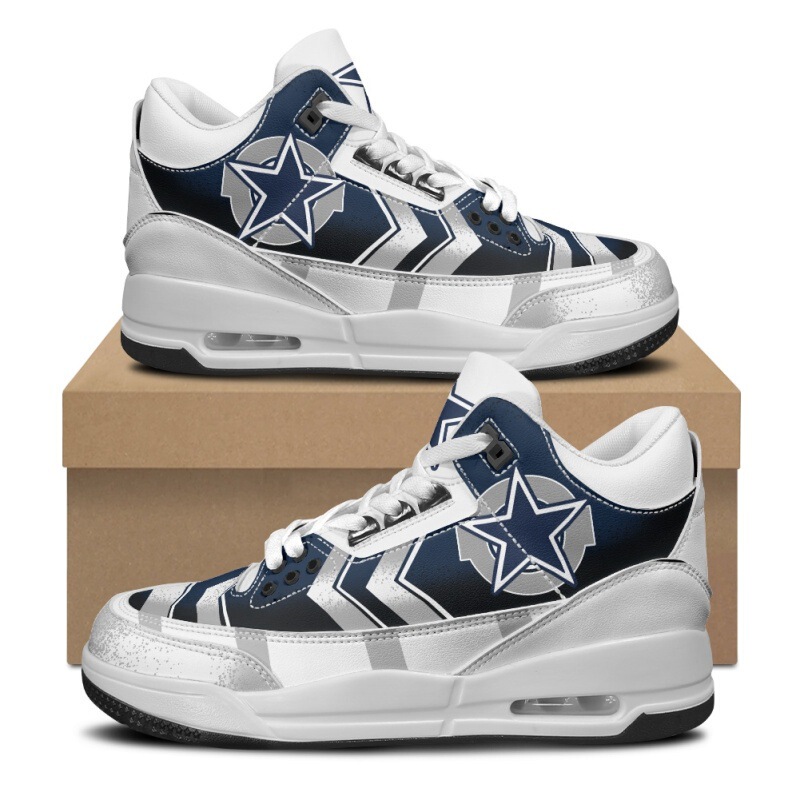 Since the construction station Dallas Denim team basketball shoes air cushion shoes sneaker men's shoes running shoes can be printed a minimum order