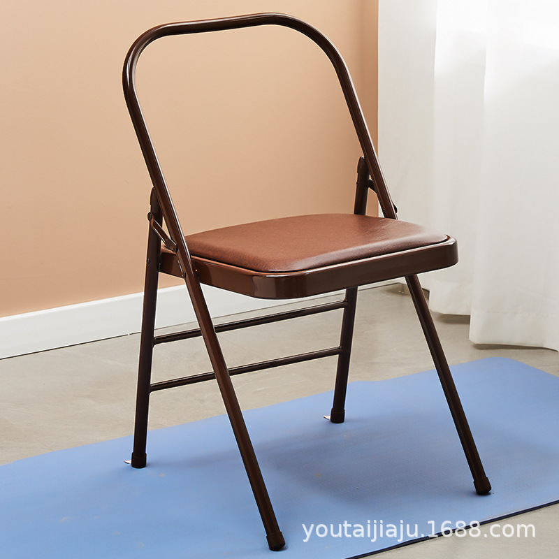 厚手Yogaヨガ椅子アイヤンガー補助ヨガ椅子PUヨガ椅子補助椅子折り畳み椅子|undefined