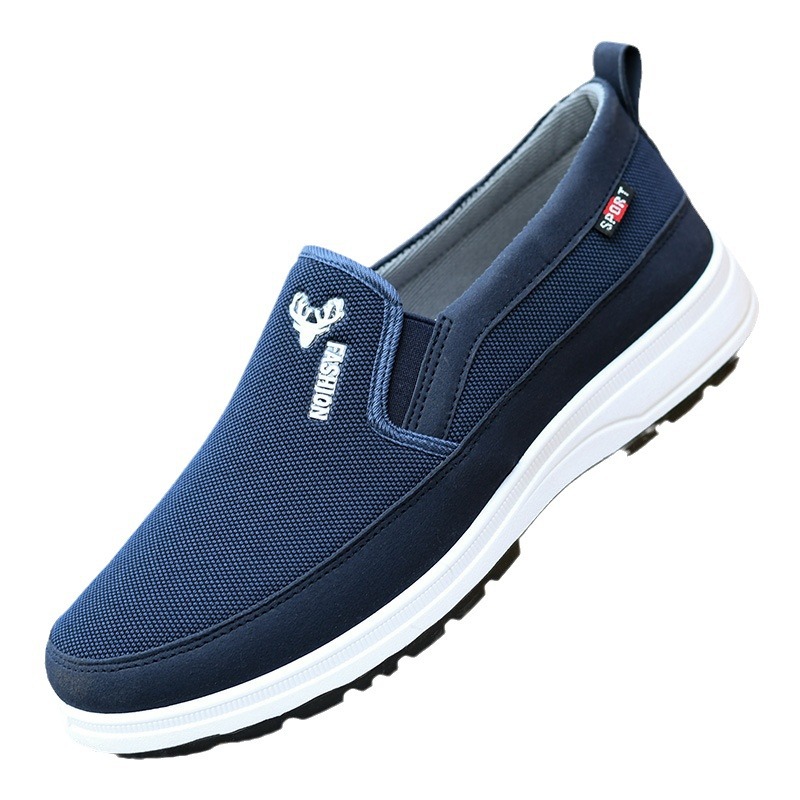 Viejos zapatos de tela de Beijing primavera y otoño zapatos de tela antideslizante desgaste zapatos de papá suave ligero transpirable