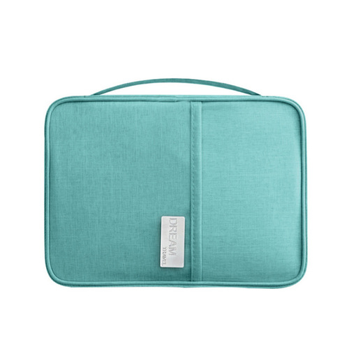 New Korean-style multi-functional document bag with Oxford cloth waterproof storage card case for international travel, passport bag, wallet