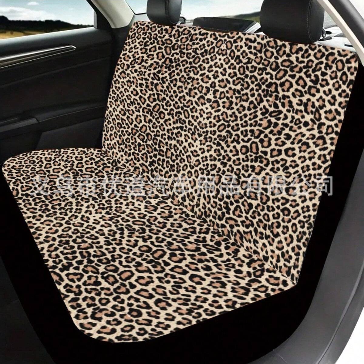 Auto universal asiento cubierta comercio exterior impresión de leopardo amarillo transfronteriza auto universal asiento cubierta venta en caliente transfronteriza