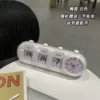 Oval-white/with alarm clock function/comes with battery