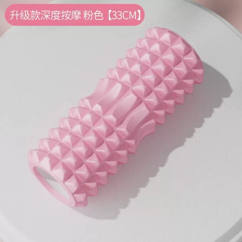 フィットネスの泡の軸のヨガの柱の狼の歯の筋肉は泡のローラーを緩めます。|undefined
