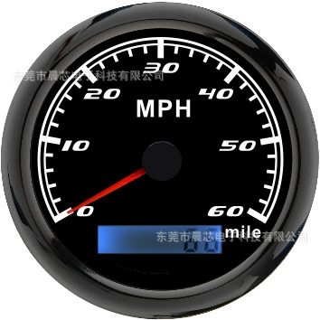 Modification, Mph, Knot, automobile instrument - cx8021b-black-plate-black-cover-0-60mph