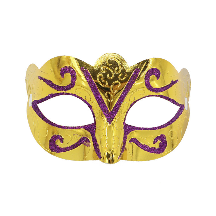 Halloween galvanizado pequeña belleza mariposa bailarina espectáculo de baile de máscaras de mitad cara carnaval pintado venecia máscaras