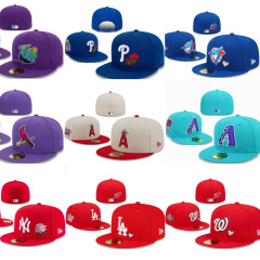 外国貿易の新しいサイズの帽子のMLBの閉じた帽子の男女のタイプのヒップホップの刺繍の野球の帽子の屋外の日よけの帽子