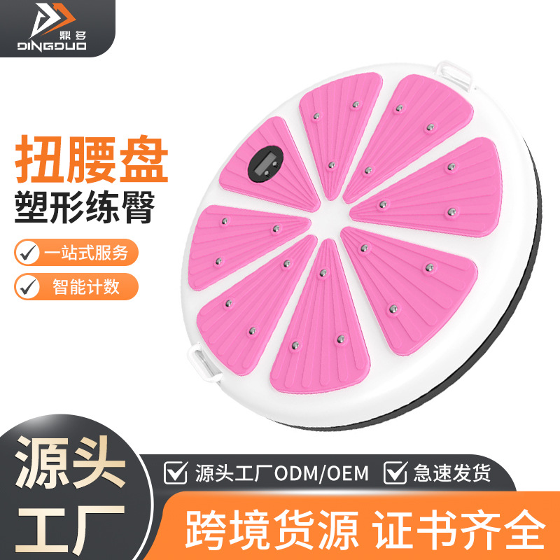 Waist Twisting Disc, Home Magnetic Waist Exerciser, Home Sports and Fitness Equipment, Intelligent Counting, Shaping and Hip Training