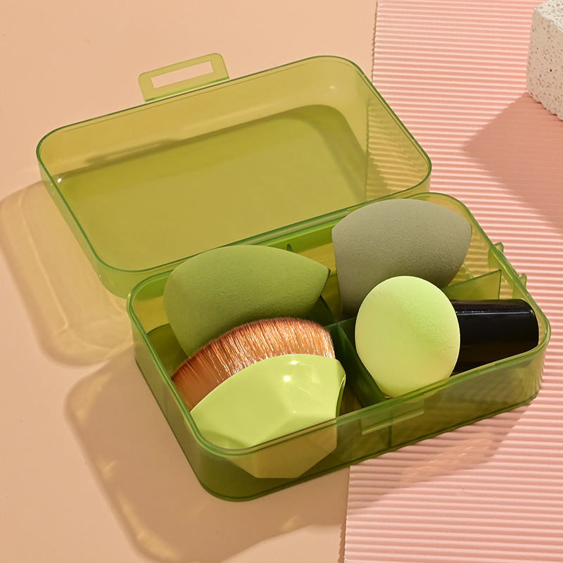 No.55 cepillo de base mágico con huevo de maquillaje conjunto de huevo de maquillaje polvo de polvo herramientas de maquillaje al por mayor