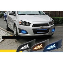 适用于11-15年款雪弗兰爱唯欧日间行车灯LED雾灯 汽车LED日行灯