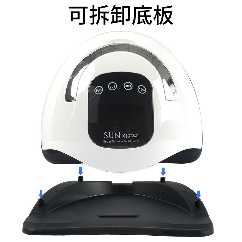 Nueva lámpara de uñas transfronteriza 320W máquina de uñas de alta potencia con asa uv lámpara para hornear uñas led lámpara de fototerapia de secado rápido