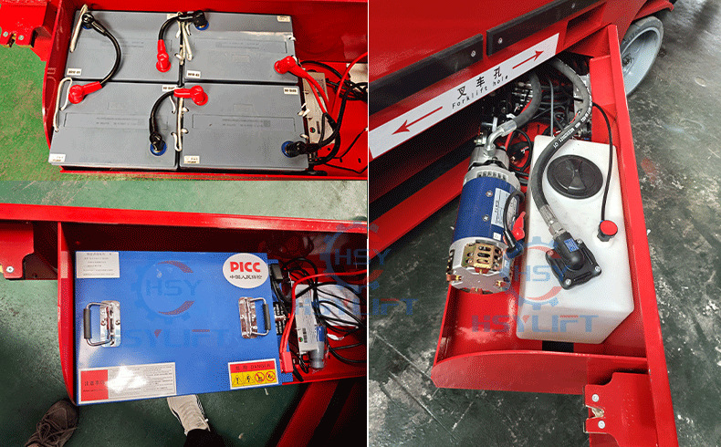 Electric small stacker 220v hydraulic lift for home use, for handling, loading and unloading, lifting and stacking tires