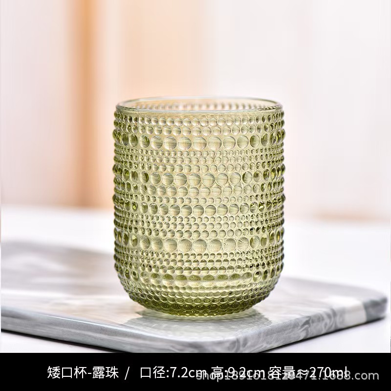 Nuevo retrógrado tallado alto taza de agua taza de vino taza de bebida creativa elegante casa hotel café utensilios de vino