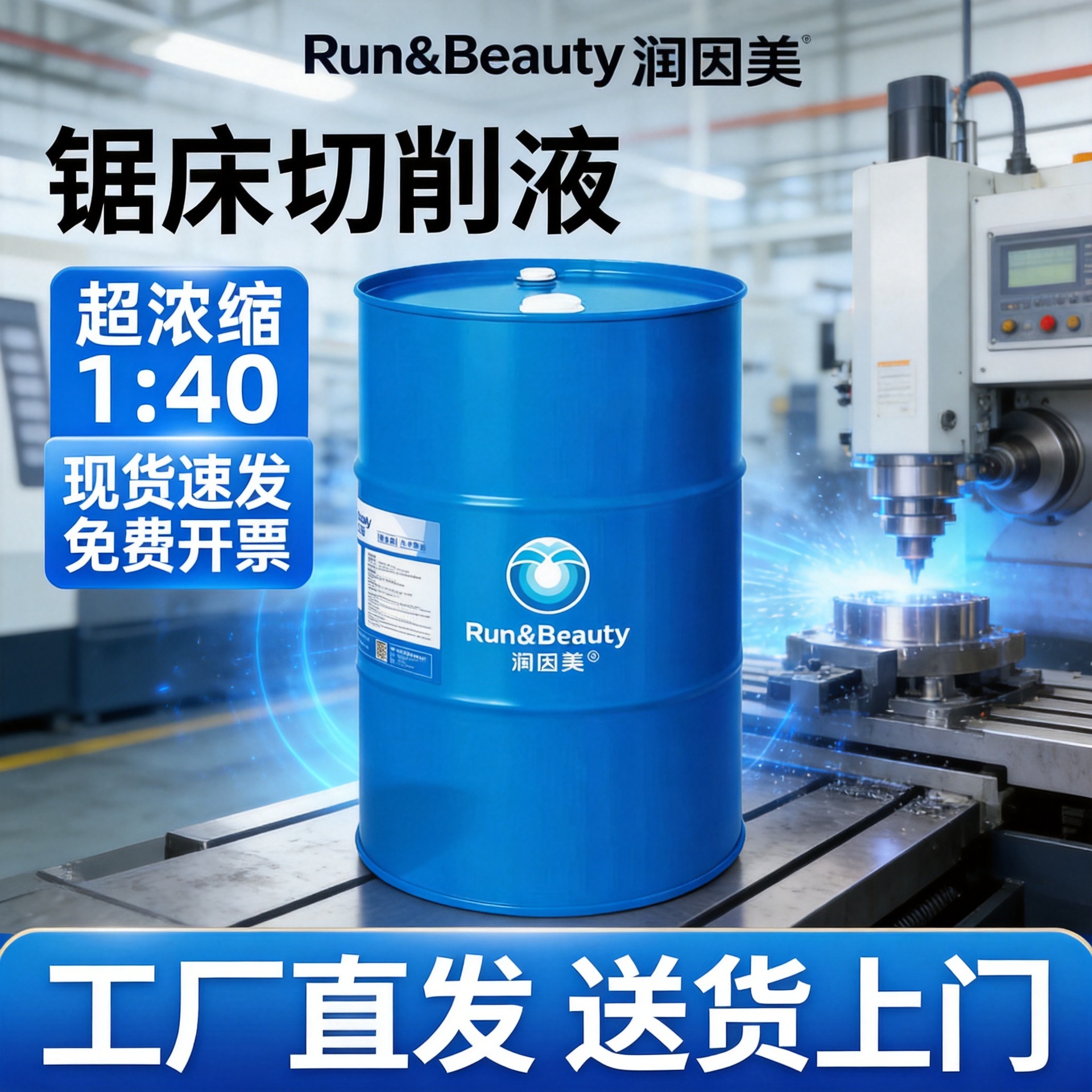 锯床防锈乳化油切削液皂化油皂化液数控车床加工金属冷却液环保