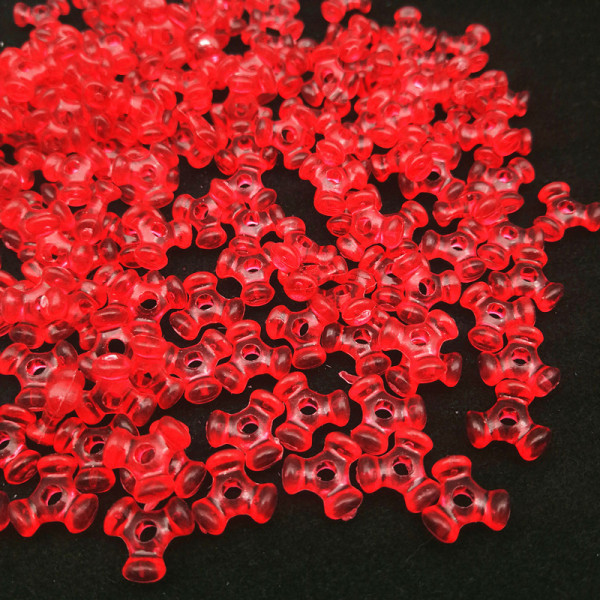 Trigema Tri Beads Bone Bead DIY Christmas Plastic Beads Beads Santa…