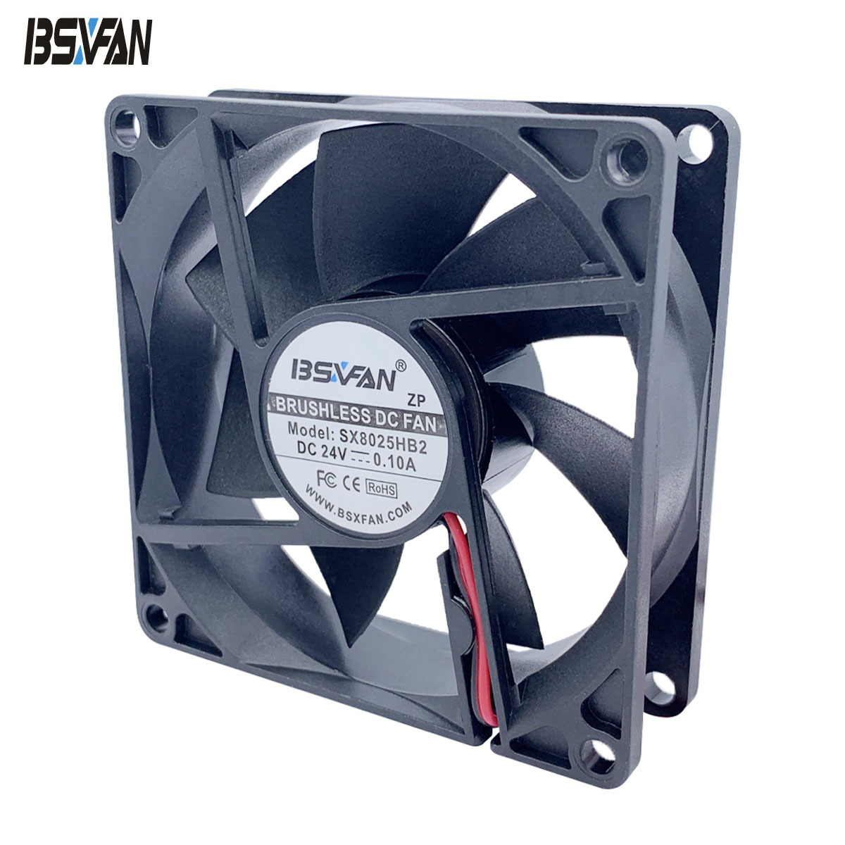 8025散热风扇 12V 24V 低噪音高转速 双滚珠  PWM防水 变频器风扇