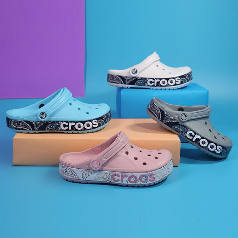 Cross New Beiya Camouflage Caroban Clogs Fashionable Men's and Women's Sandals Outdoor Non-Slip Beach Slippers