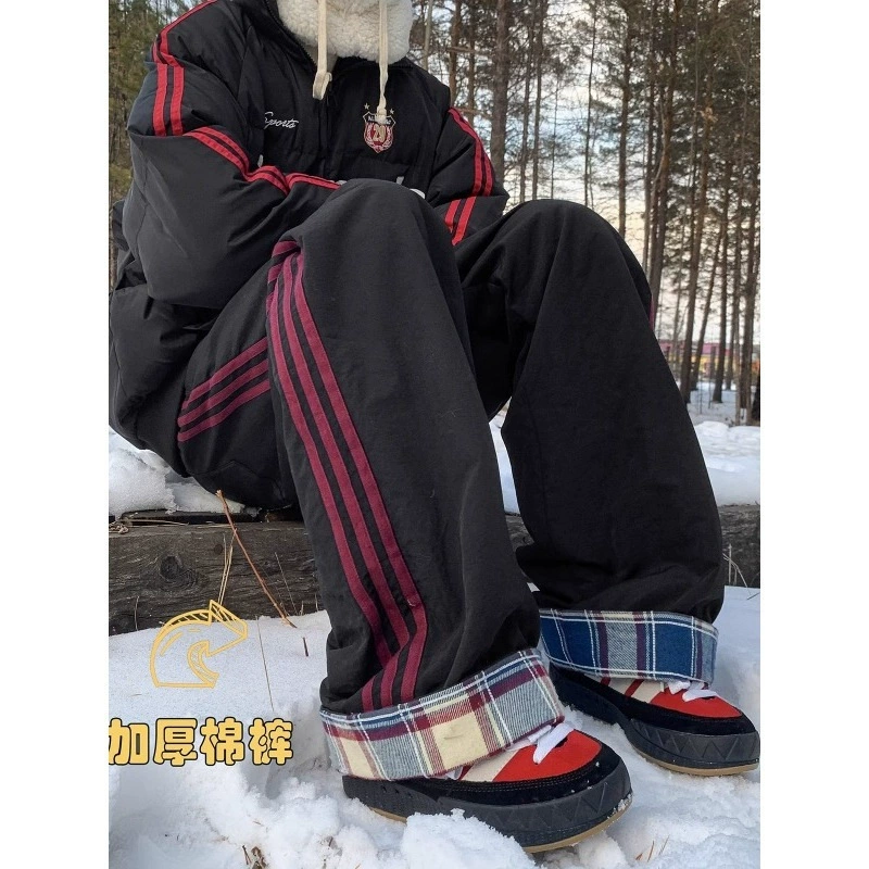 Демисезонные брюки, свободный прямой крой