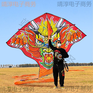 High-End Professional 2023 New Model Giant Dragon Kite for Shaping, Large Weitianlong with Extra-Long Tail, Easy to Fly, Popular on Social Media