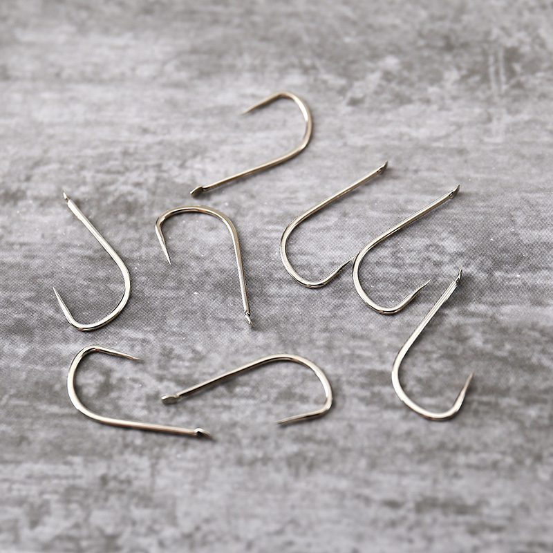Mosca de mariposa nuevo Kanto anzuelo sin púas a granel Carp Hook hoyo negro especial gancho de mosca competitivo