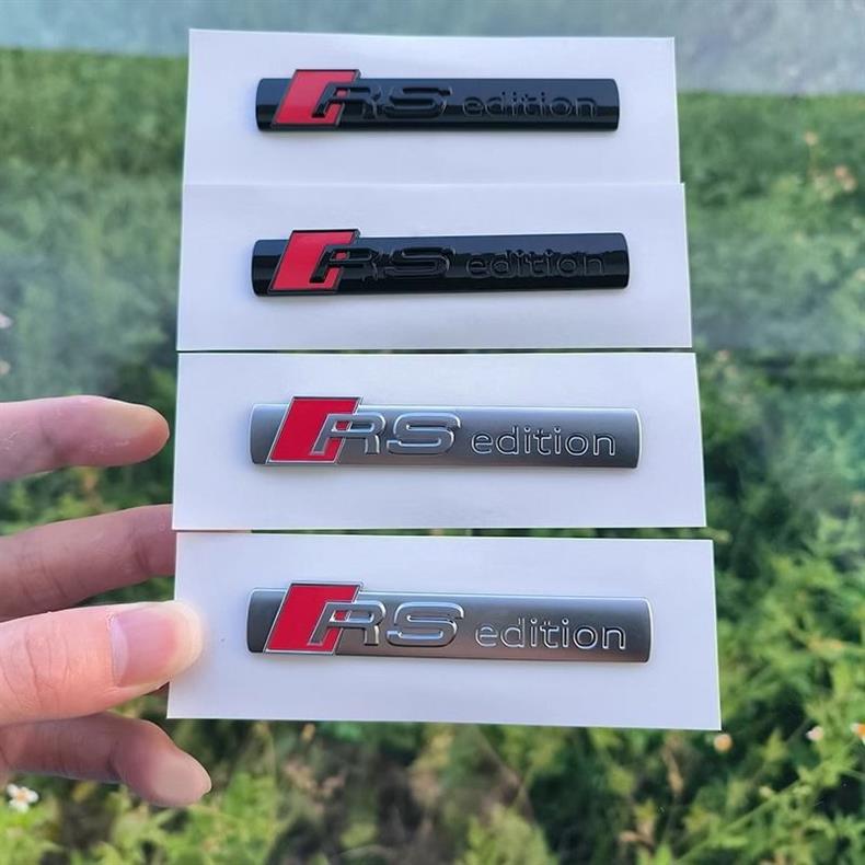 New Audi A4L A6L fender side decals, RS edition body kit stickers, car modification