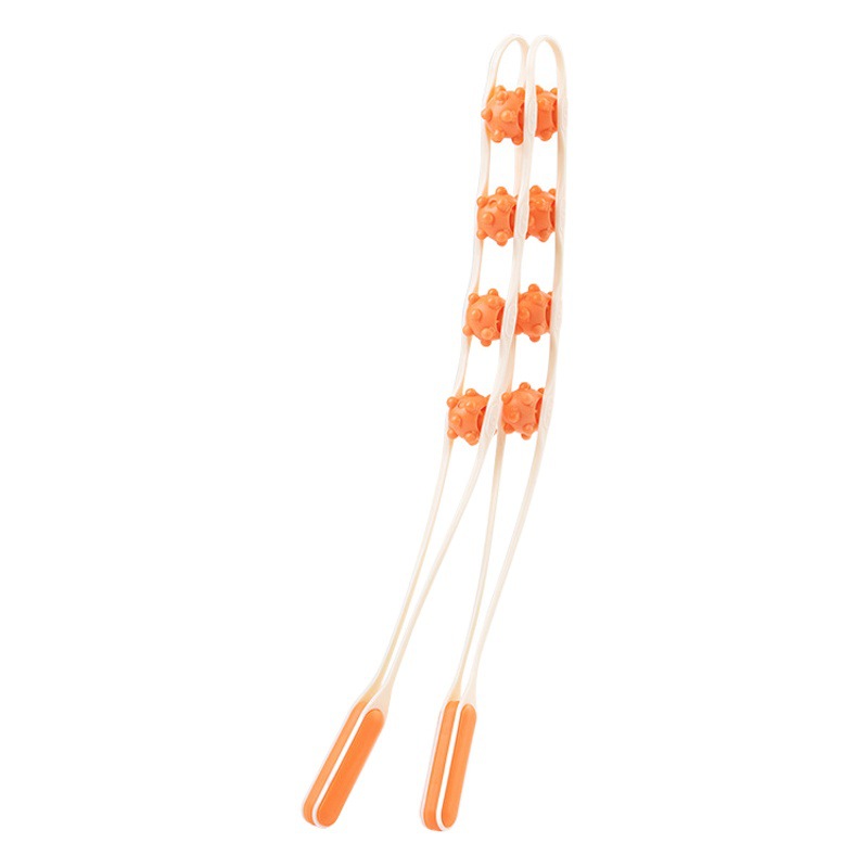 Tira trasera masajeador hombro columna cervical espalda dragado Meridiano hombro abierto espalda abierta rodillo manual sin necesidad de personas artefacto de masaje