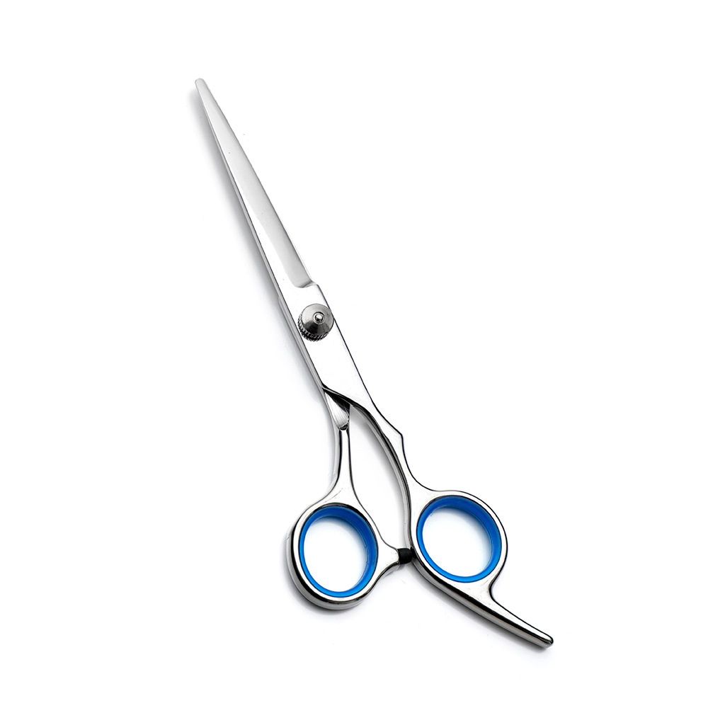 Fábrica al por mayor de 4 pulgadas tijeras de corte de pelo de acero inoxidable tijeras de corte de pelo profesional tijeras de corte de dientes maestra set tijeras planas