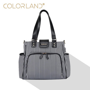 COLORLAND New Mummy Bag Casual Fashionable Multi-function Large Capacity Portable Shoulder Waterproof Mother Bag
