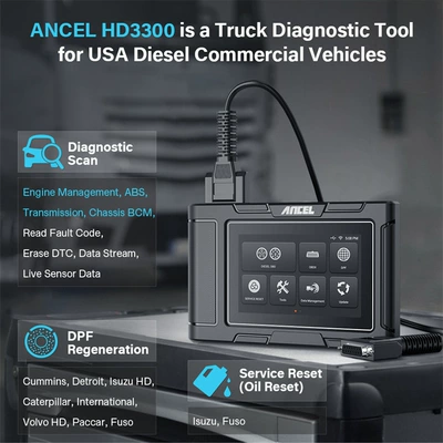 ANCEL HD3300 American Diesel Avtomobil diaqnostika alətləri