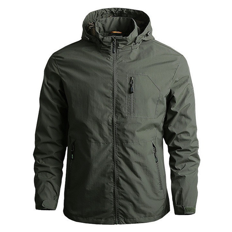 Amazon Mountaineering Jacket Men's Spring and Autumn Thin Casual Jacket Outdoor Waterproof Cross-border Jacket Men's Foreign Trade Explosions