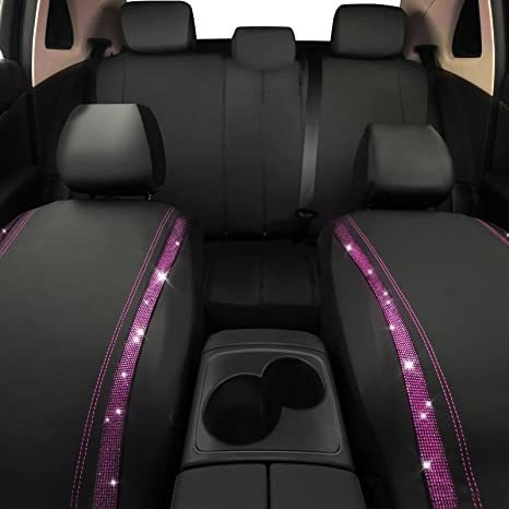 Source Manufacturer Black Diamond-Studded Waterproof Car Seat Cover Full Set Amazon Temu Meike Duo Russia