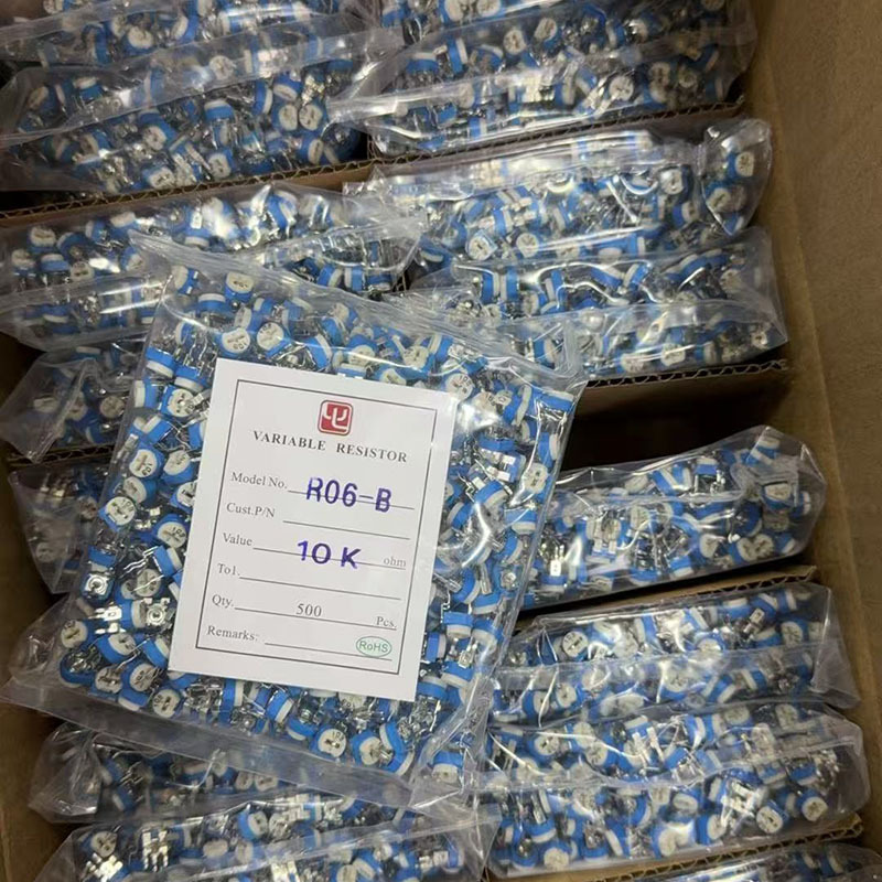 RM065 可调电阻 蓝白电位器 WH06-A