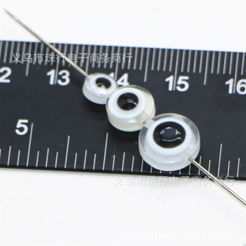 Perlas de ojos planos de resina 6-10MM, accesorios DIY al por mayor