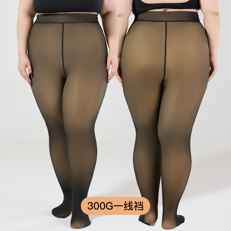 Medias de seda negras de talla grande europeas y americanas para primavera y otoño, leggings integrales negros transparentes de 80g con tono de piel, venta al por mayor en Amazon.