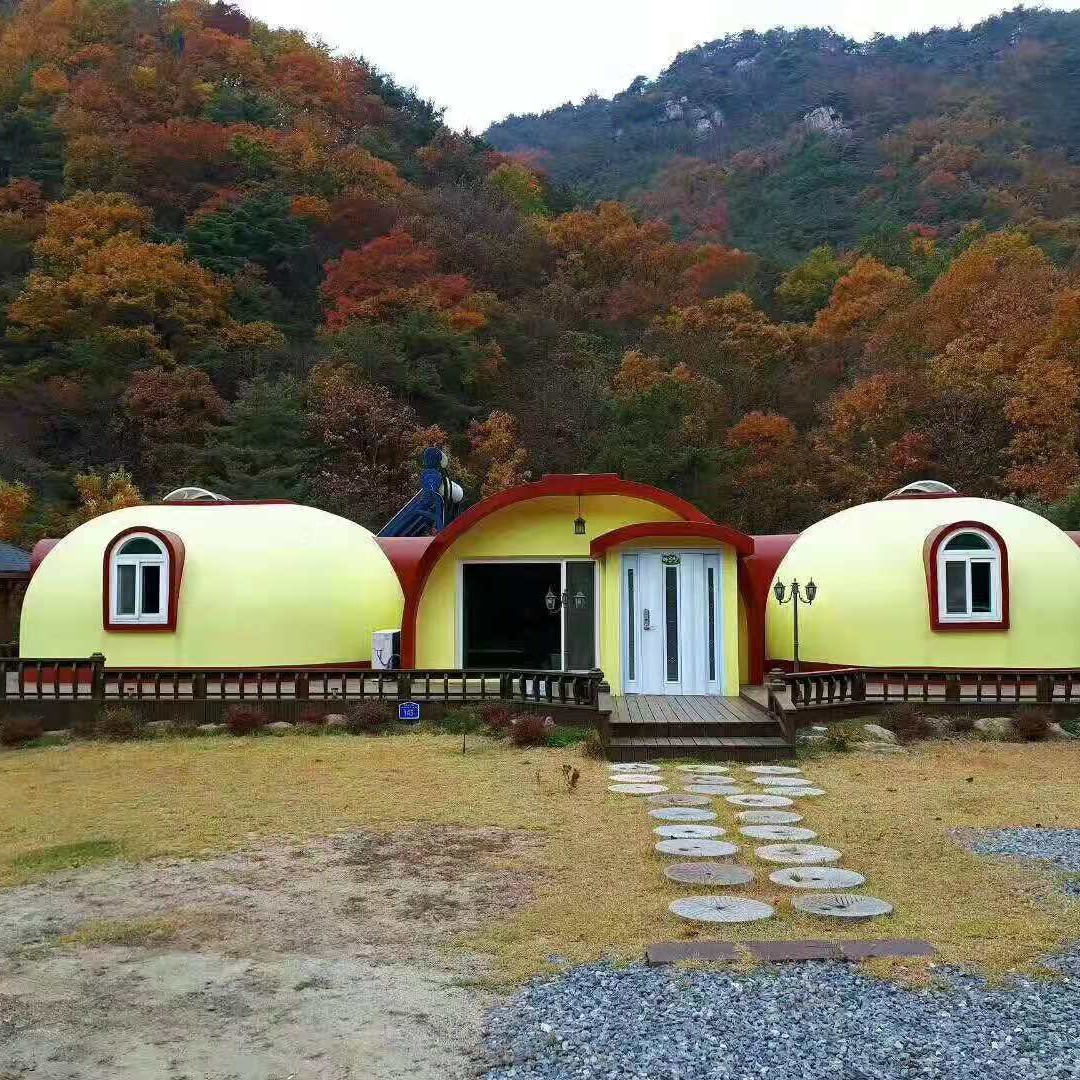 Grafeno Cúpula Casa de la seta Casa del pan al vapor huevo Casa Cúpula Casa esférica casa yurta B & B