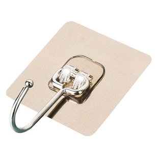 Upgraded Large Adhesive Hook Household Bathroom Kitchen Bedroom Punch-free Adhesive Hook Acrylic Adhesive Strong Traceless Hook
