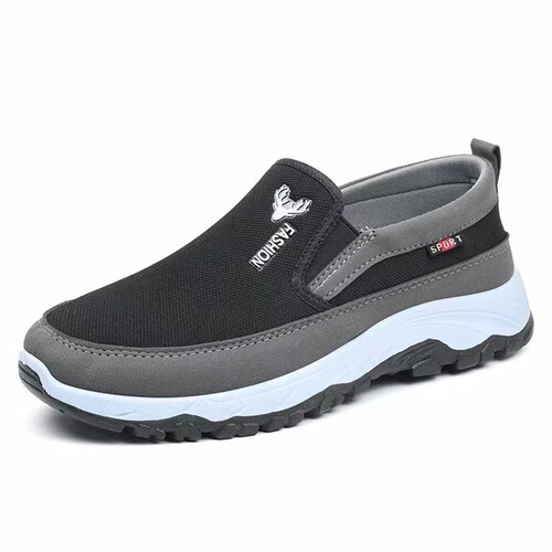 New old Beijing cloth shoes, non-slip, comfortable, elderly shoes, men's hiking sole dad shoes, middle-aged and elderly casual sports cloth shoes