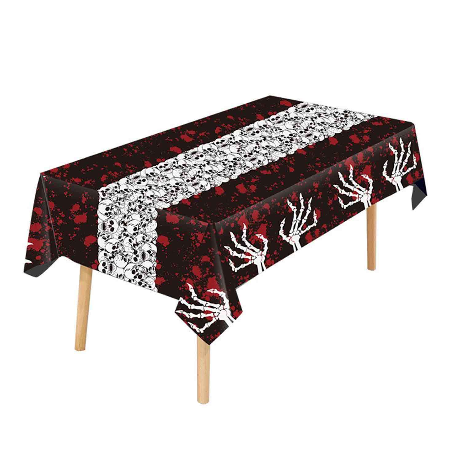 Nuevo mantel de calavera de Halloween