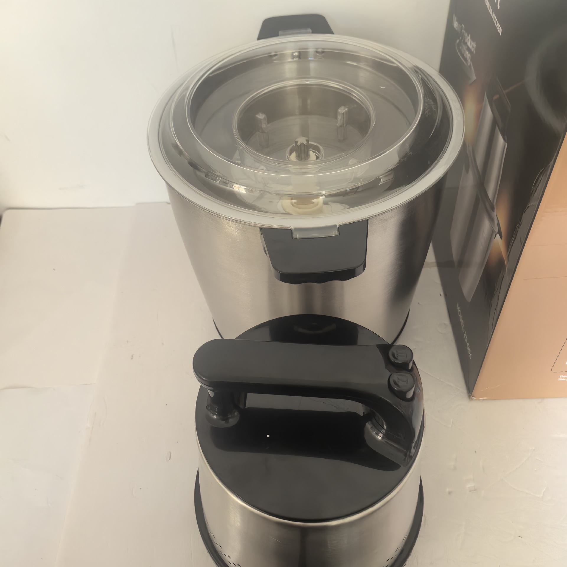 Grenzüberschreitende multifunktionale Edelstahl-Gemüsefüllmaschine Fufumachine 6L Küchenmaschine Fleischwolf Babykostmaschine Hackfleischwolf