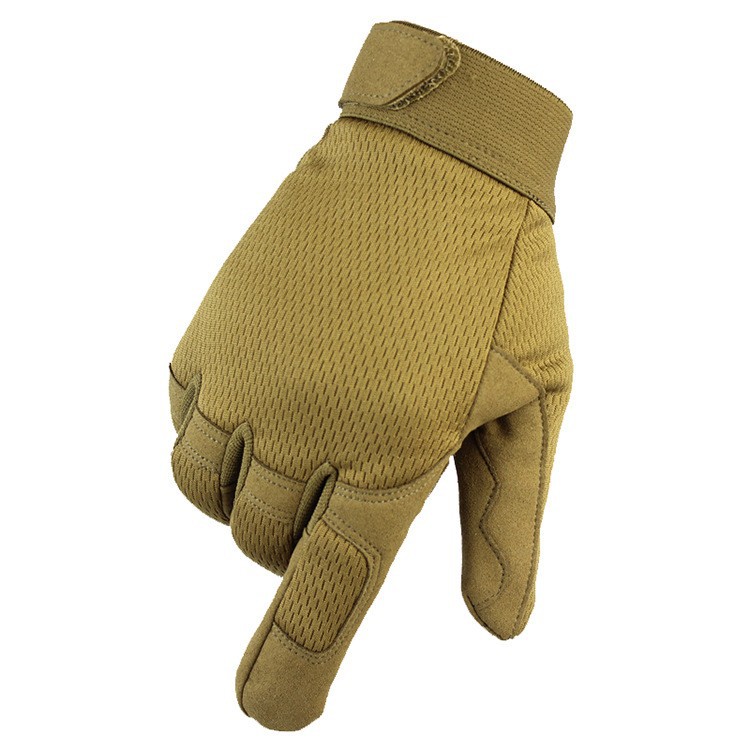 Cross-Border dedo completo deportes al aire libre montañismo nylon camuflaje transpirable guantes de montar guantes de moto guantes tácticos de los hombres