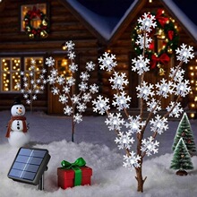 K 52595 Solar Branch Light Snowflake Lawn Decoration ̫����
