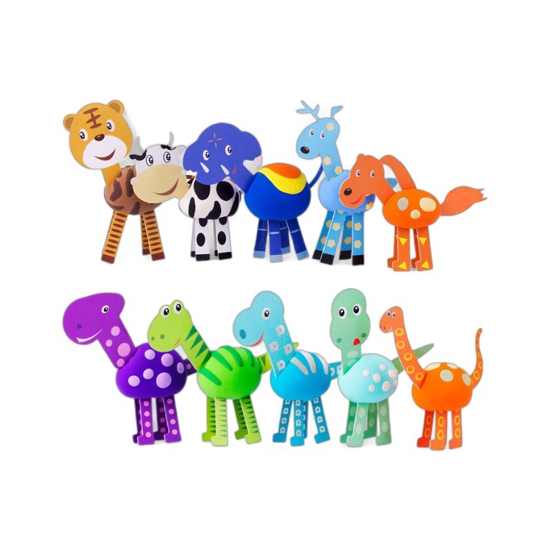 Herramientas de fabricación de arcilla de Baimont para bocadillos de flores de animales Tutoriales de escenas de dinosaurios de animales Tarjetas accesorios hechos a mano image 6