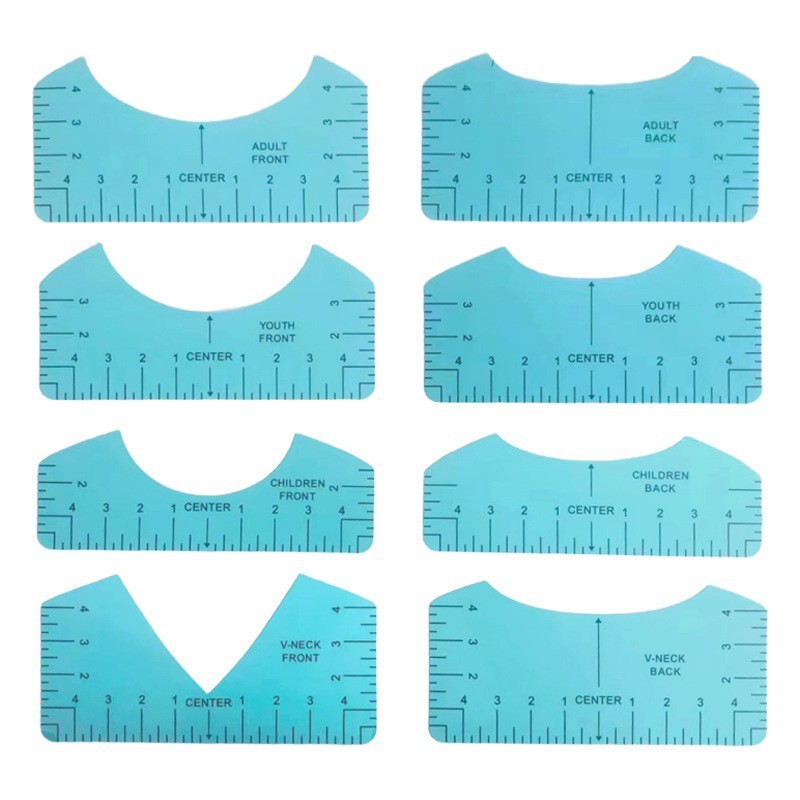 블루 10*5 인치 (8 조각 세트)